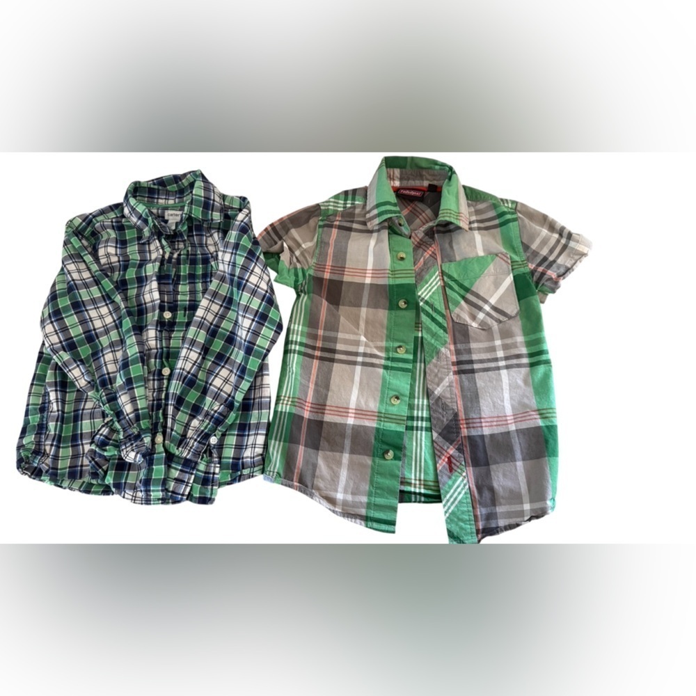 Carter's Kids  Shirt and faded gear shirt